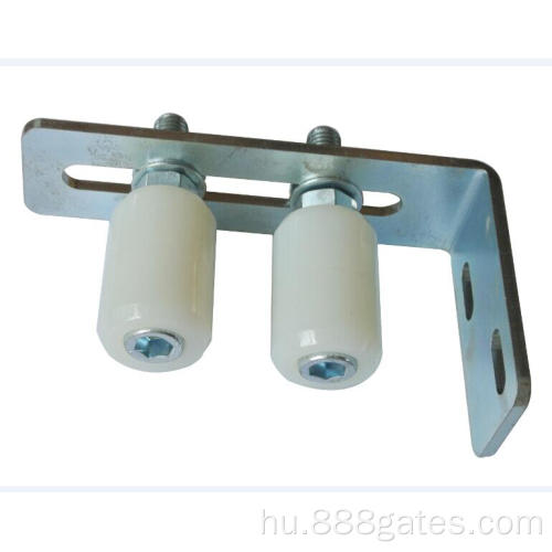 Galvanized column guide rail bracket for sliding door